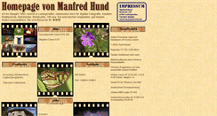 Desktop Screenshot of manfredhund.de