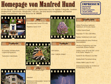 Tablet Screenshot of manfredhund.de